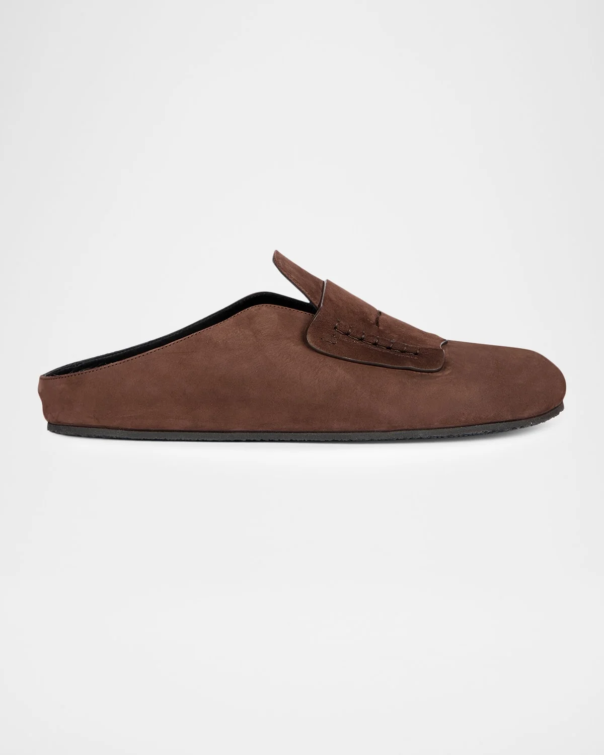Men's Les Moccasin Suede Mules - 1