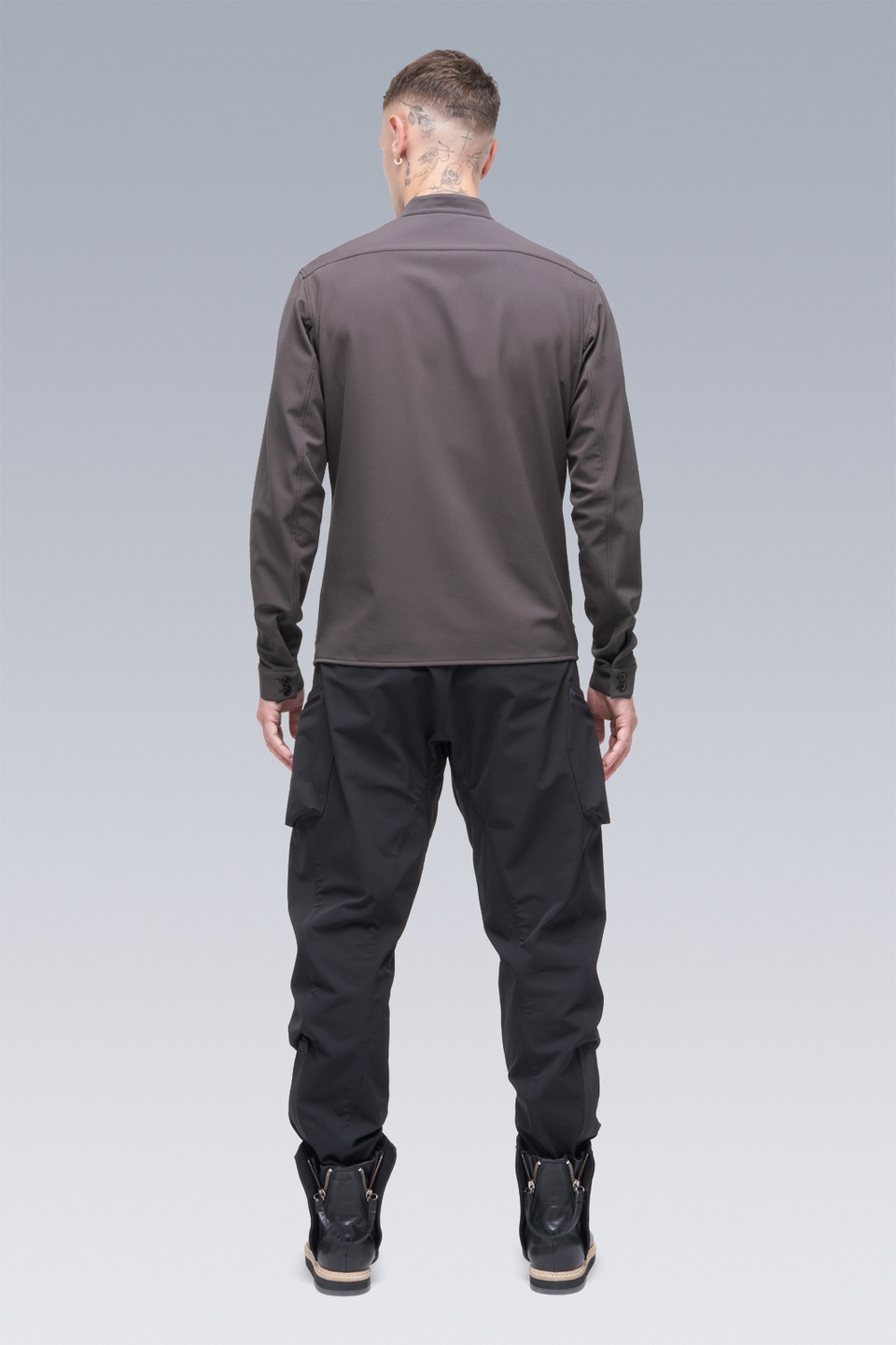 LA6B-DS schoeller® Dryskin™ Long Sleeve Shirt Schwarzrot - 6