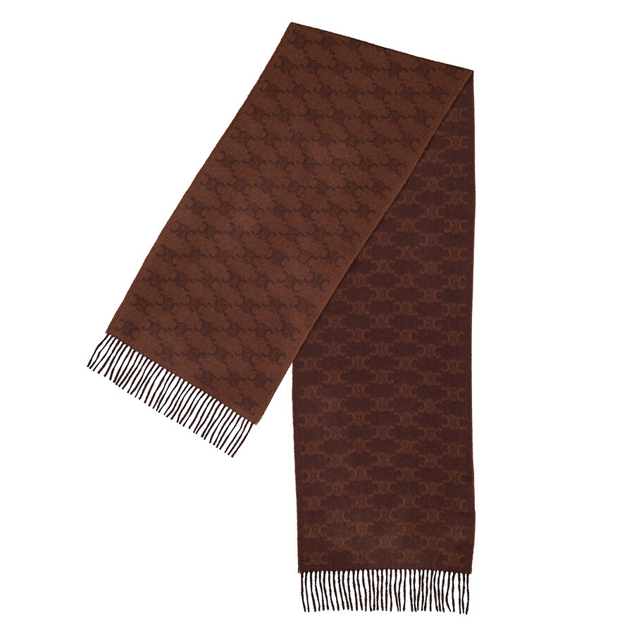 Celine Scarf With Fringe Edges - 3