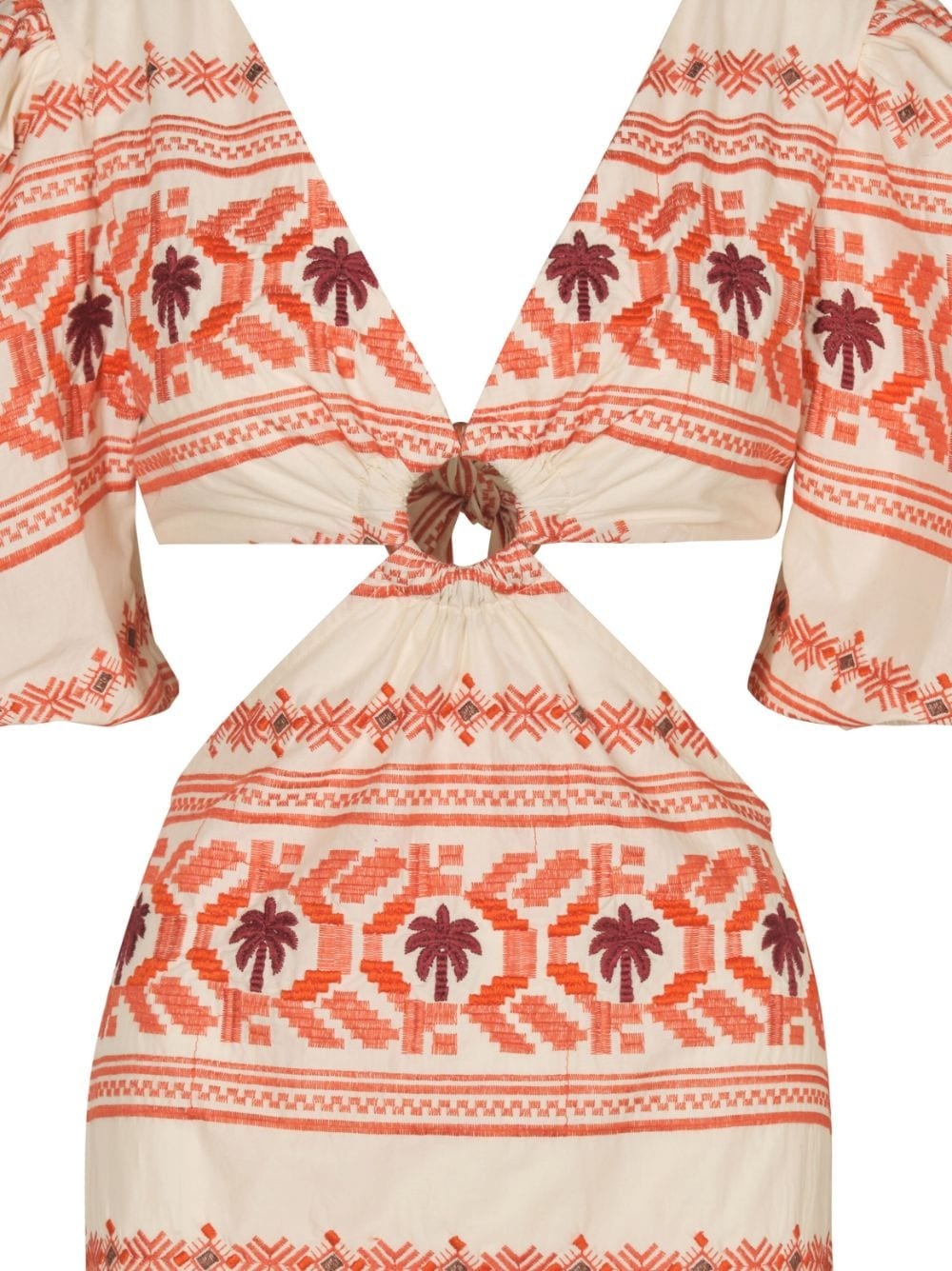 Valle Sagrado embroidered minidress - 3
