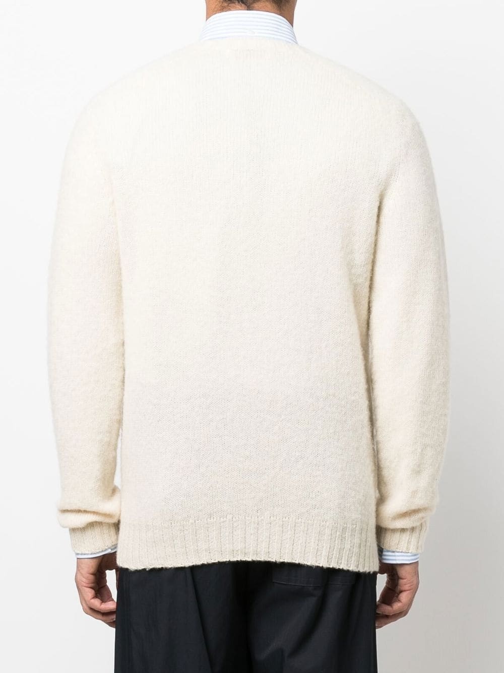 HUTCHINS wool crew-neck jumper - 4