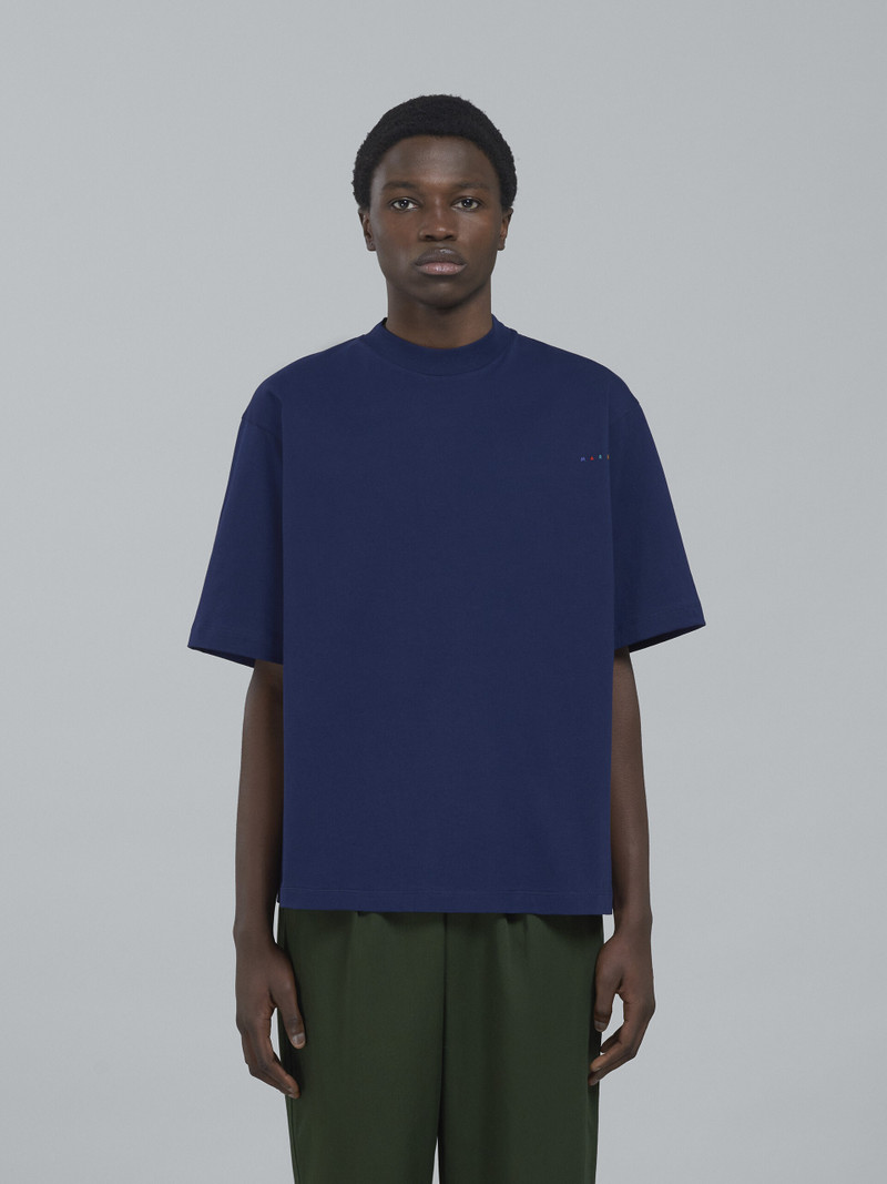 Marni STILL NATURE PRINT BLUE JERSEY T-SHIRT outlook