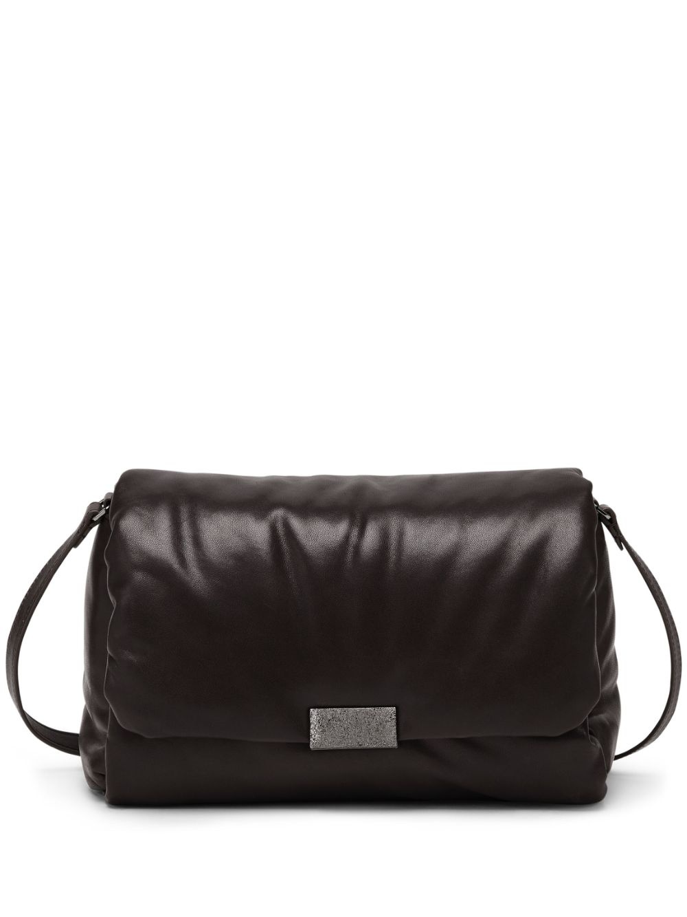 nappa leather shoulder bag - 1