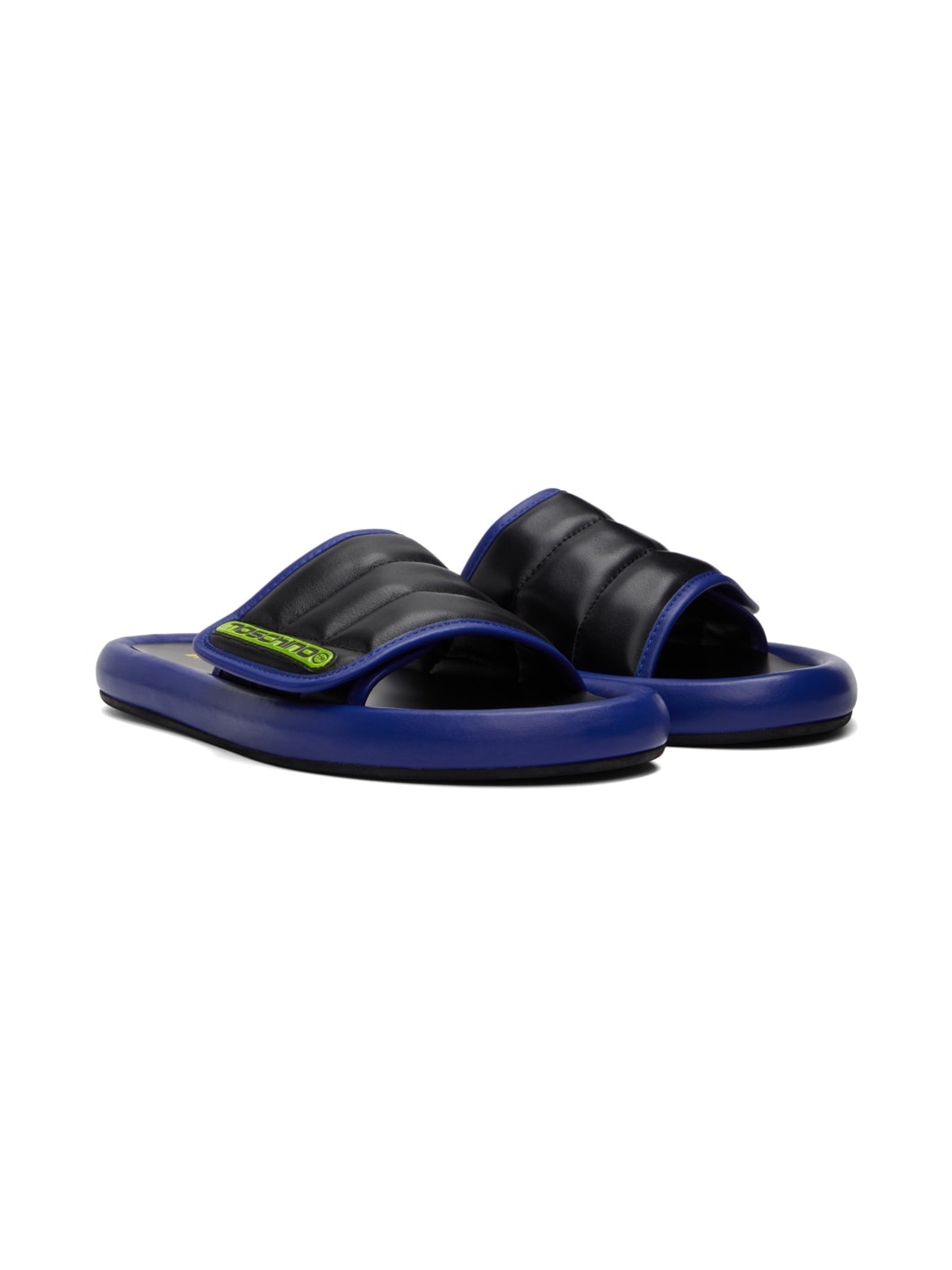 Black & Blue Logo Slides - 4