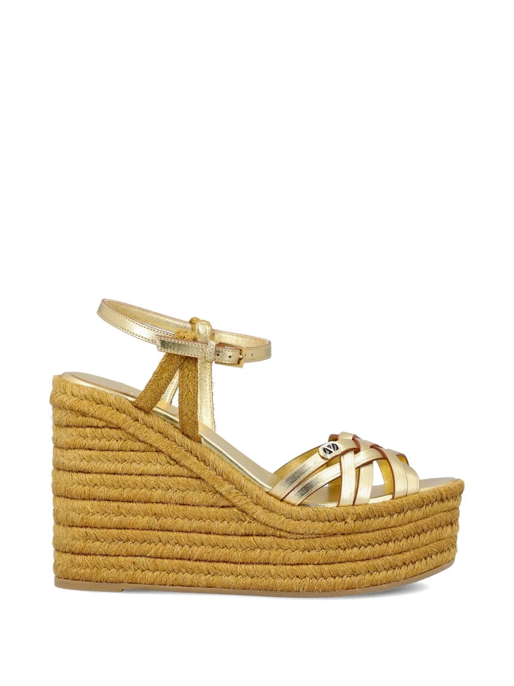 woven platform sandals - 1