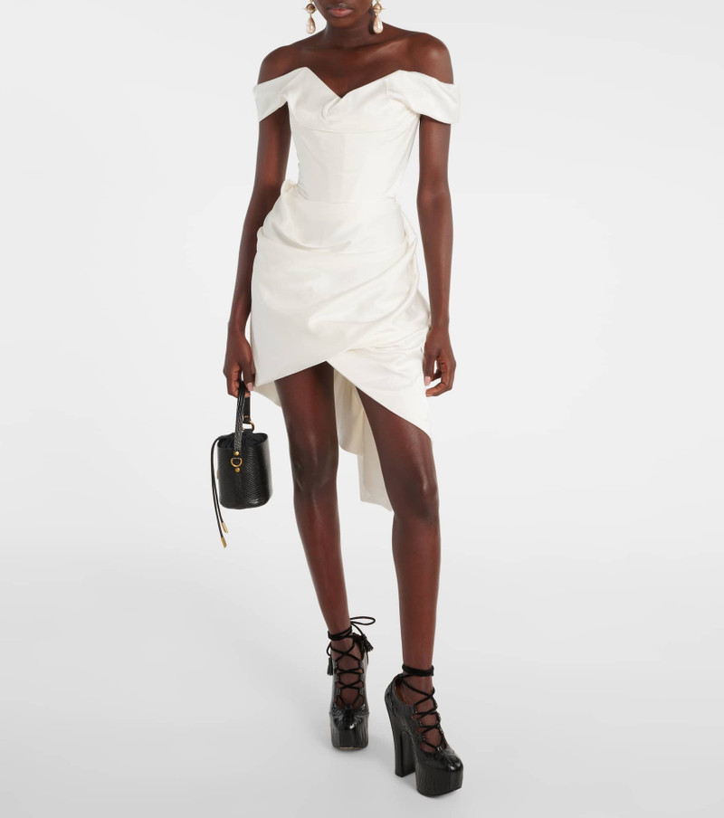 Vivienne Westwood Nova Cora off-shoulder minidress outlook