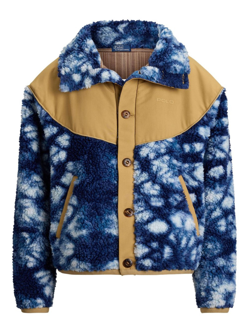 tie-dye fleece jacket 1