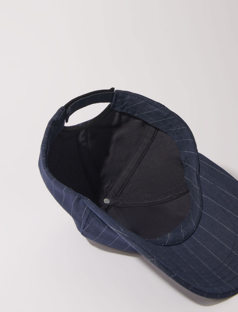 Striped cotton cap 5