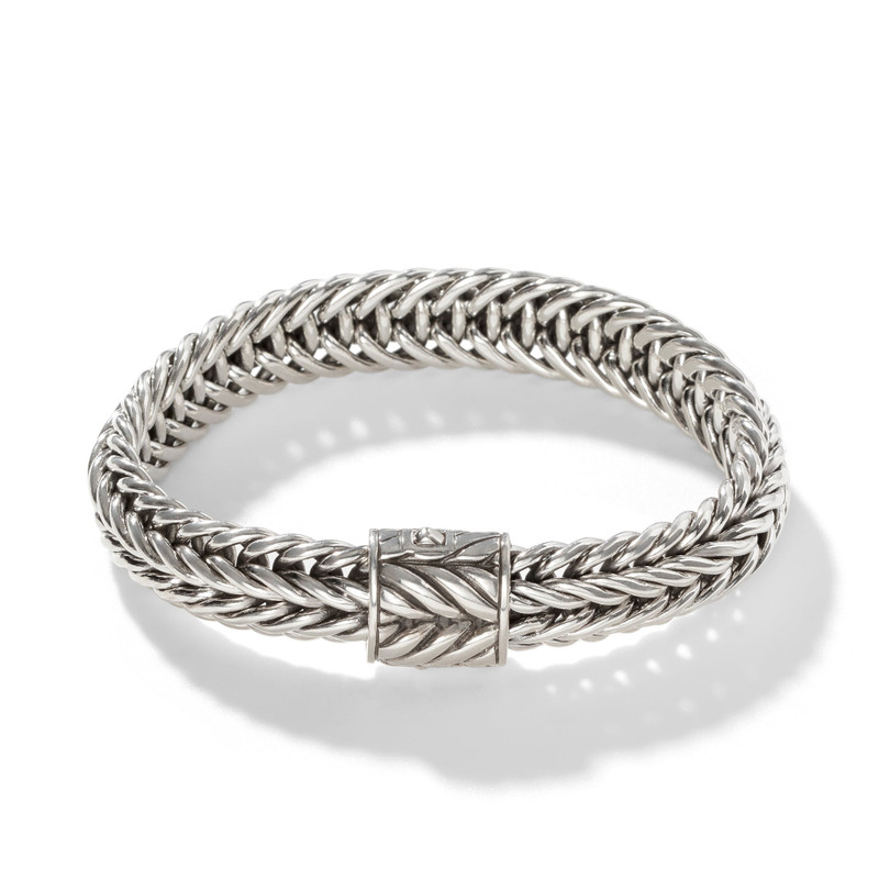 Icon Chevron Bracelet, Sterling Silver, 12MM 1
