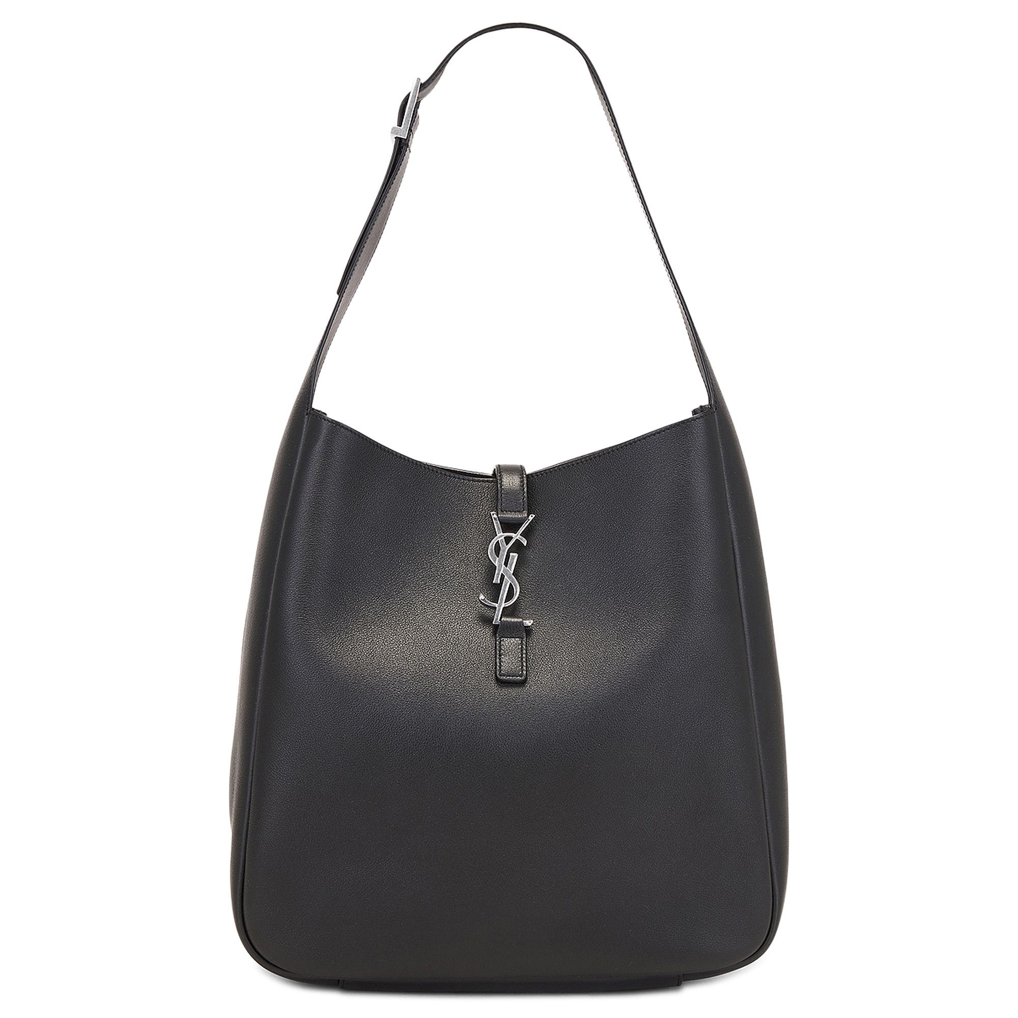 Saint Laurent Le 5 Á 7 Supple Shoulder Bag 'Black' - 1