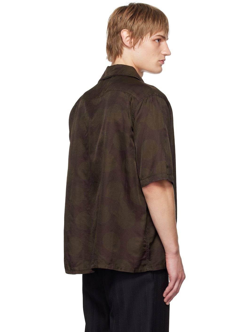 Purple & Brown Heusen Shirt - 3