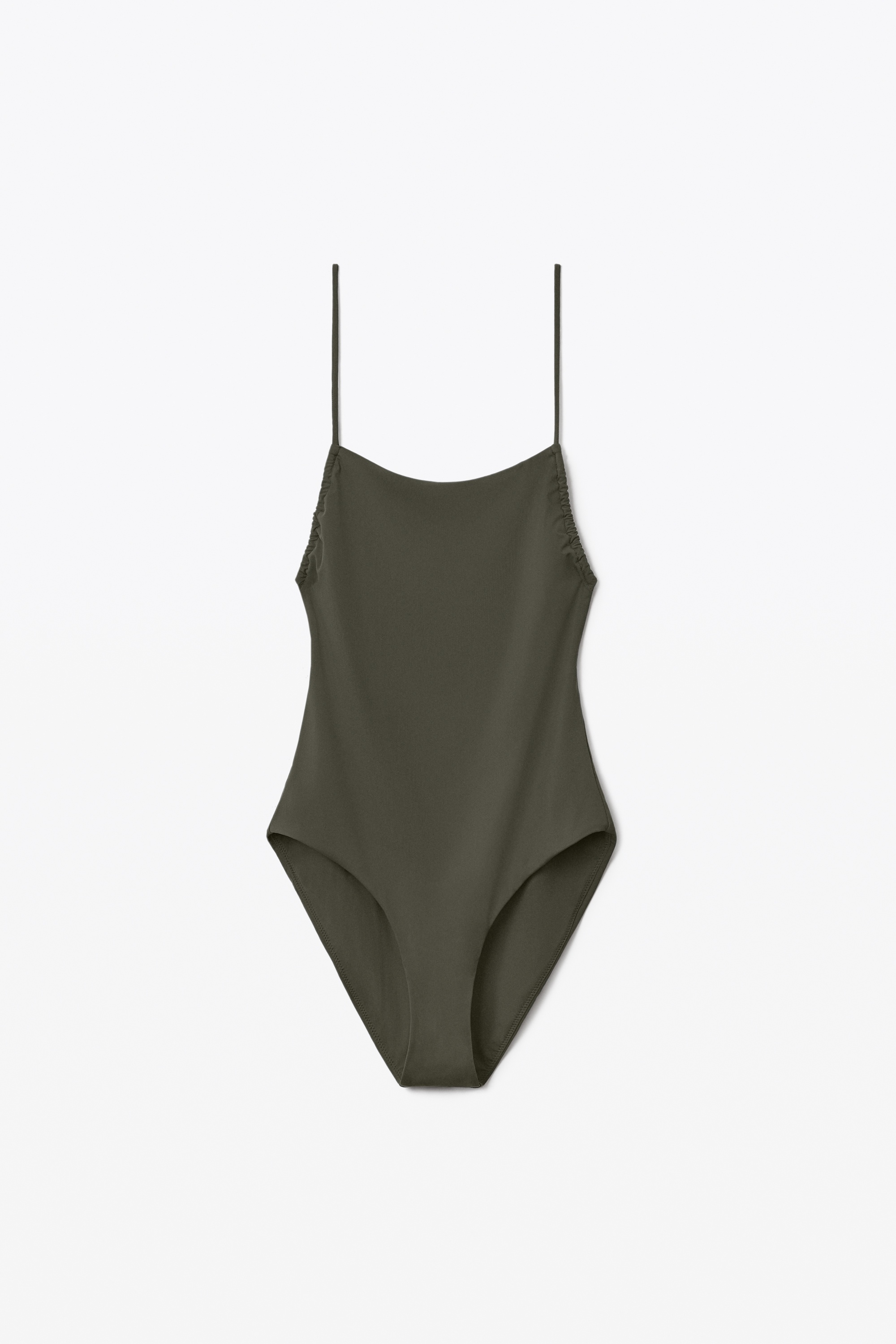 CRYSTAL CHARM STRING SWIMSUIT IN JERSEY - 1
