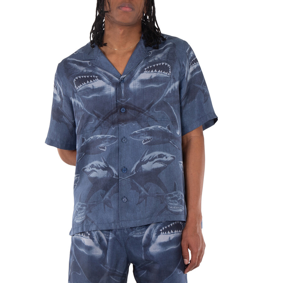 Burberry Shark Print Short Sleeve Shirt - 3