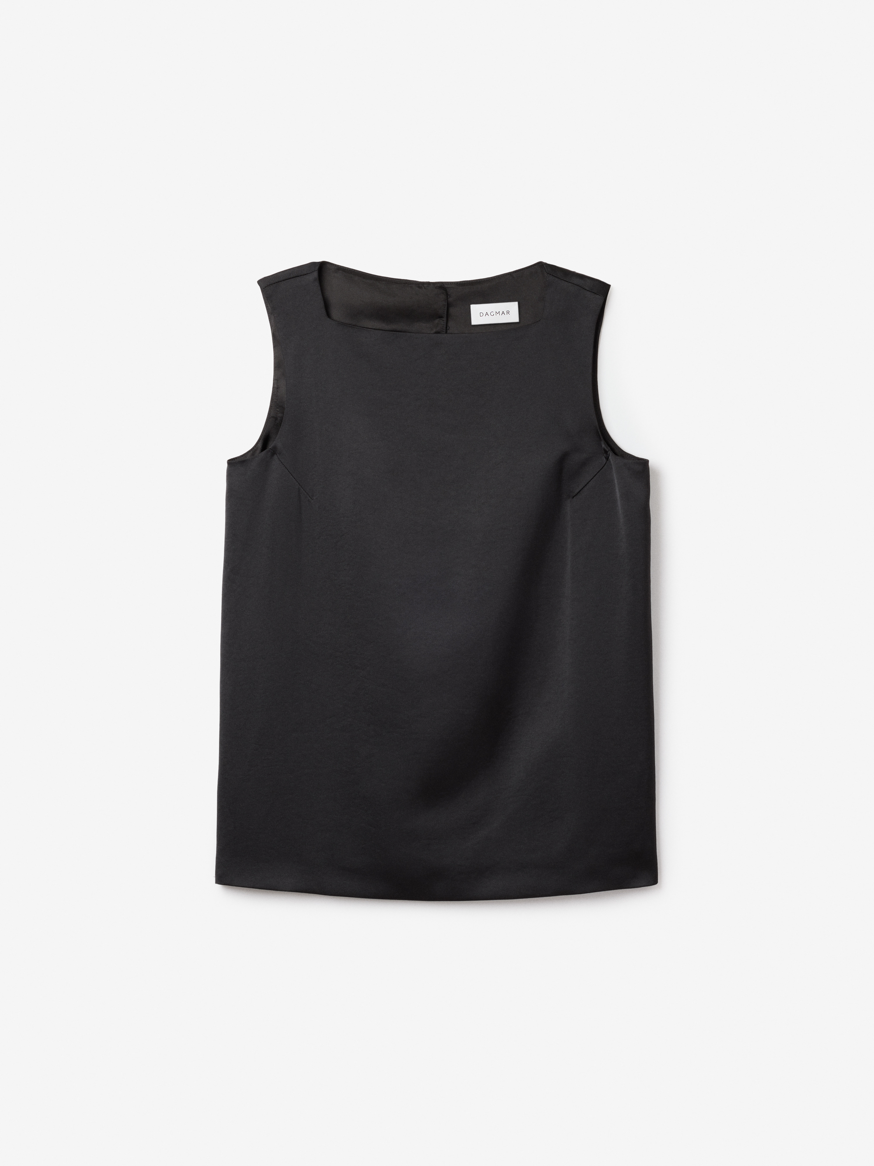 Open Back Satin Top - 2