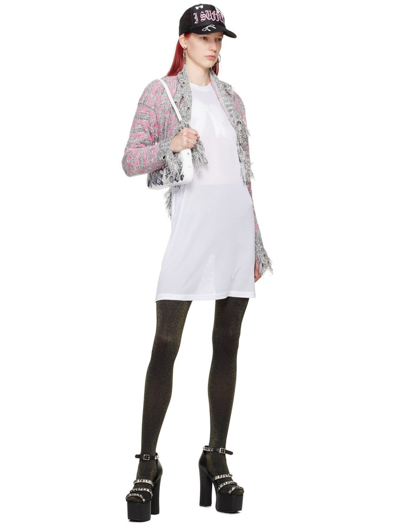 ASHLEY WILLIAMS White Bow Midi Dress outlook