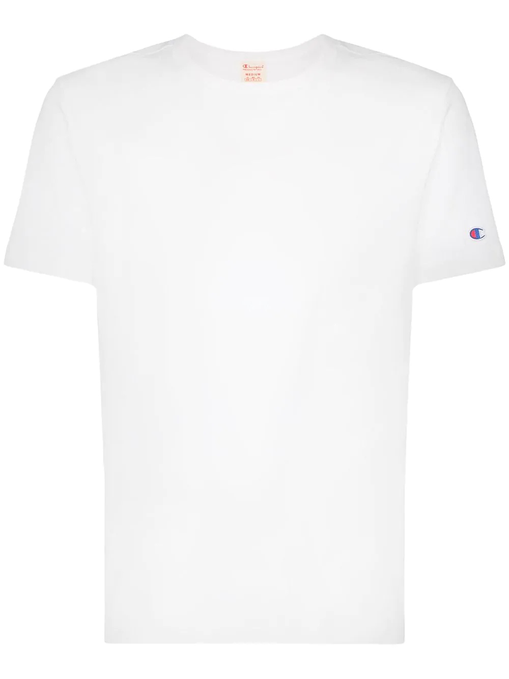 embroidered logo short-sleeved T-shirt - 1