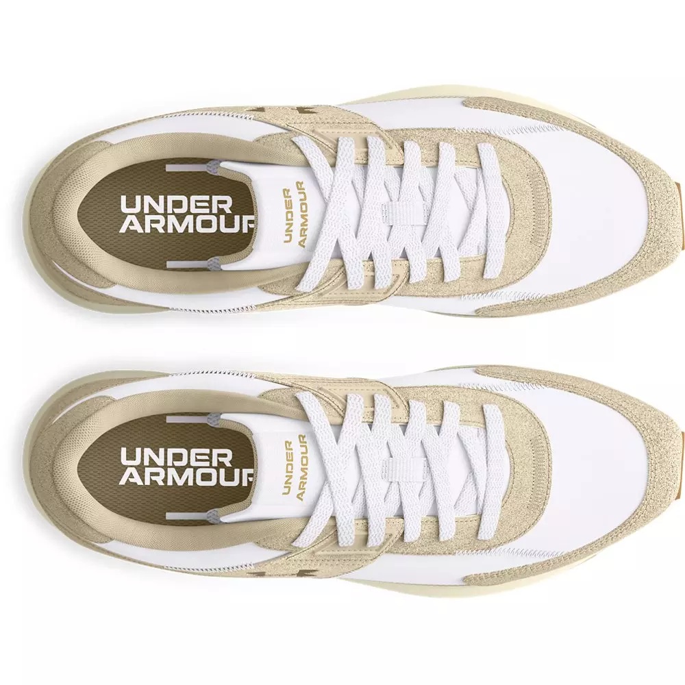 Essential Runner "White/Khaki Base/Metallic Gold" Women's Running Shoe - 4