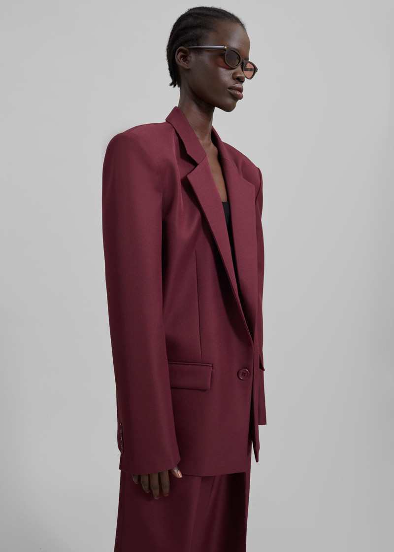 Jun Blazer - Burgundy 4