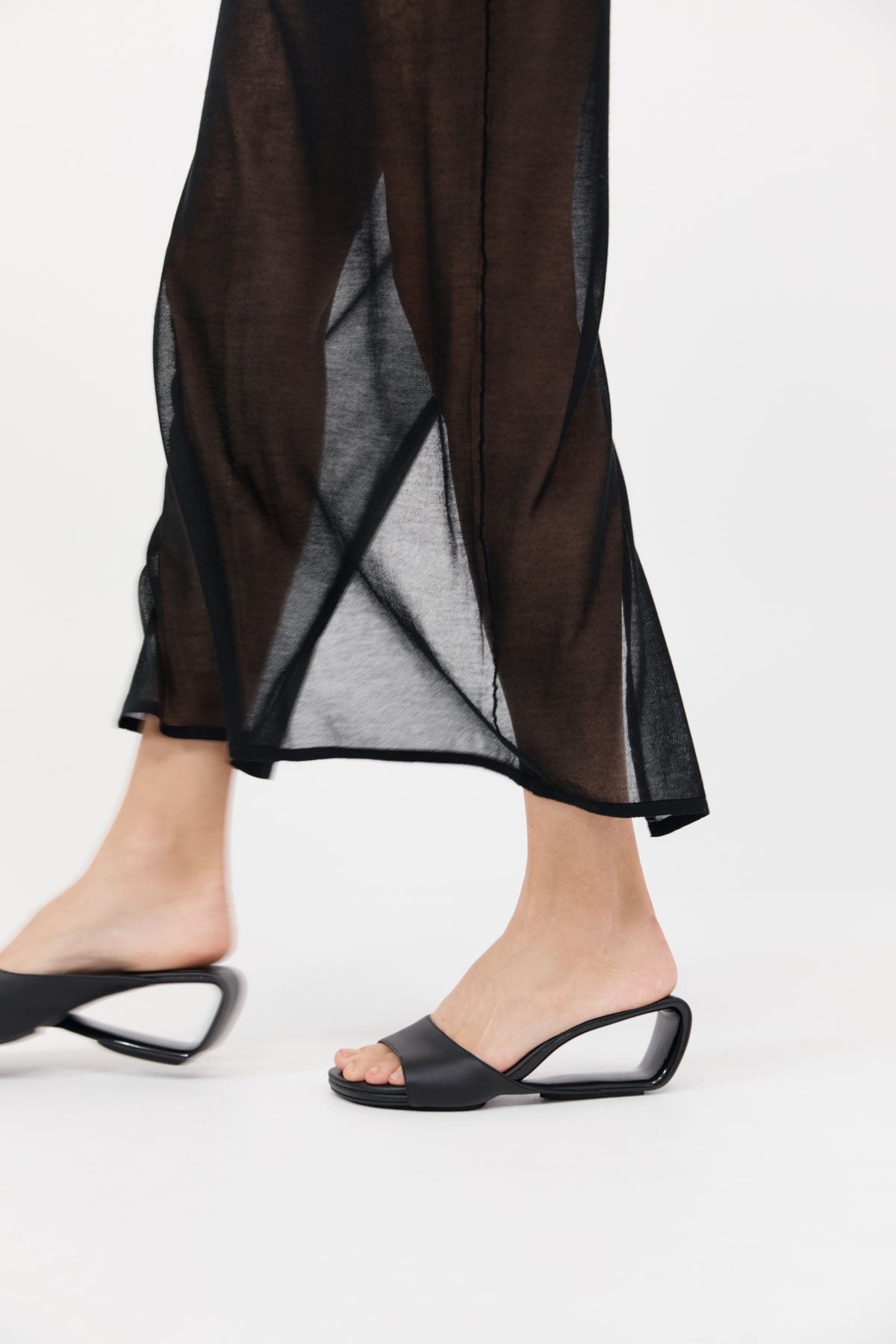 Cut Out Wedge - Black - 3