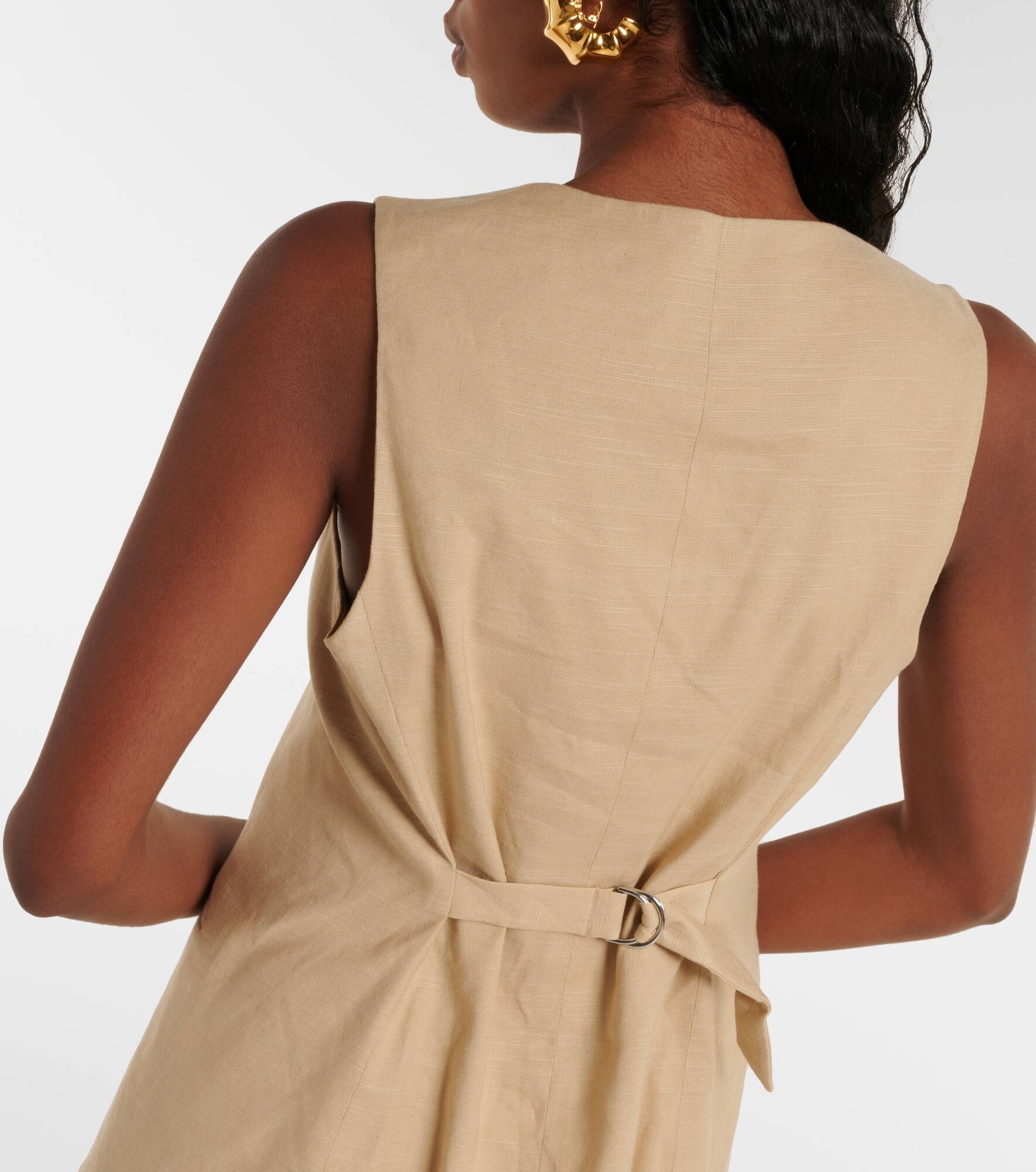 Liff linen-blend vest - 7
