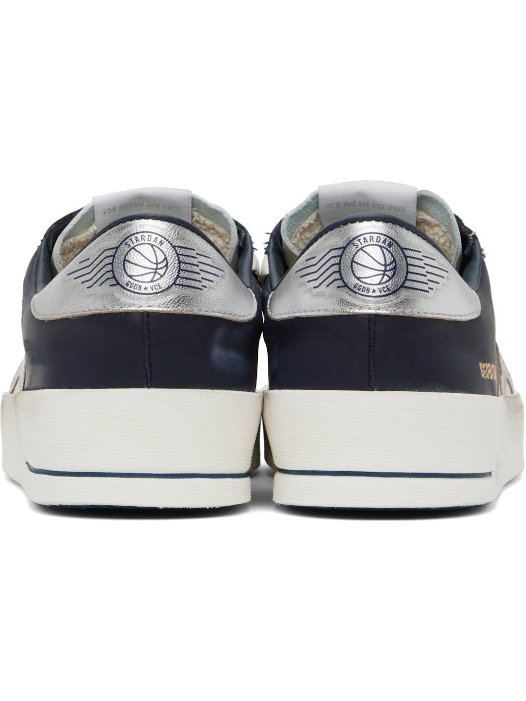 Navy & White Stardan Sneakers - 2