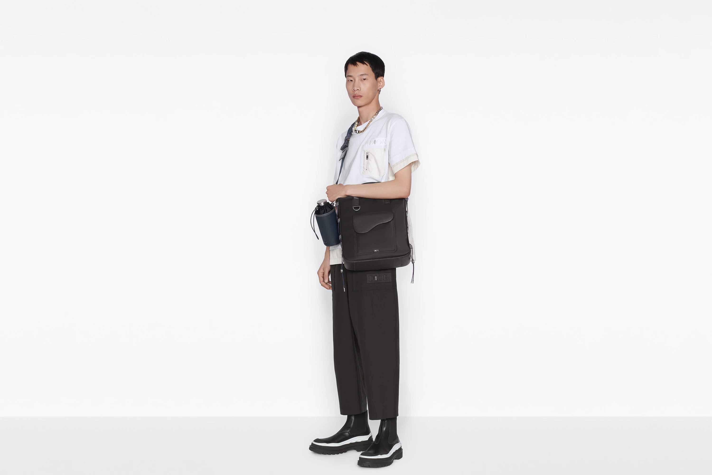 DIOR AND SACAI Cropped Pants - 5