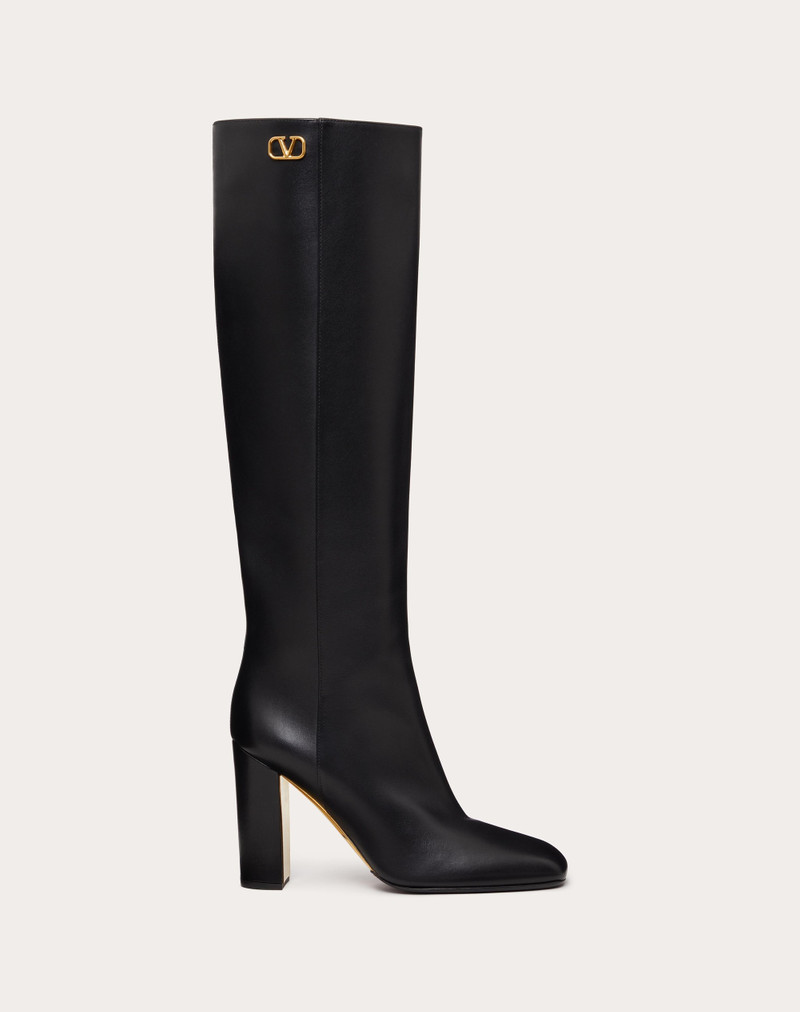 VALENTINO GARAVANI GOLDEN WALK CALFSKIN BOOTS 95MM 1