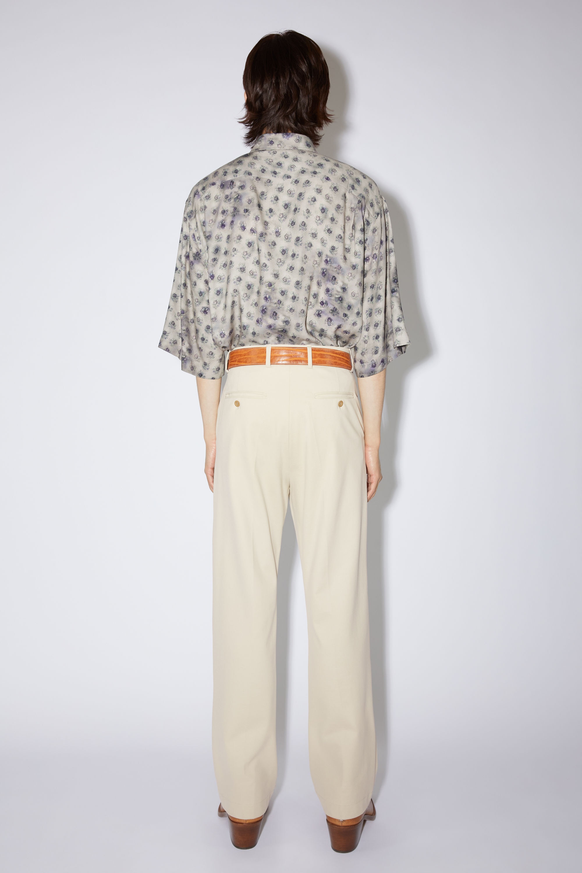 Woven trousers - Clay beige - 3