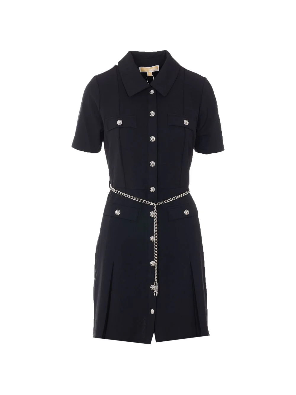 button chain mini dress - 1