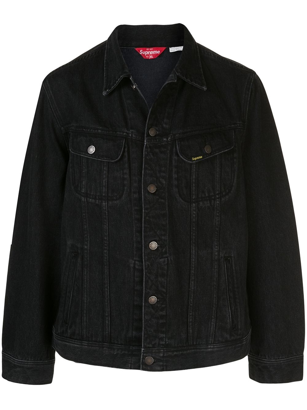 denim trucker jacket - 1