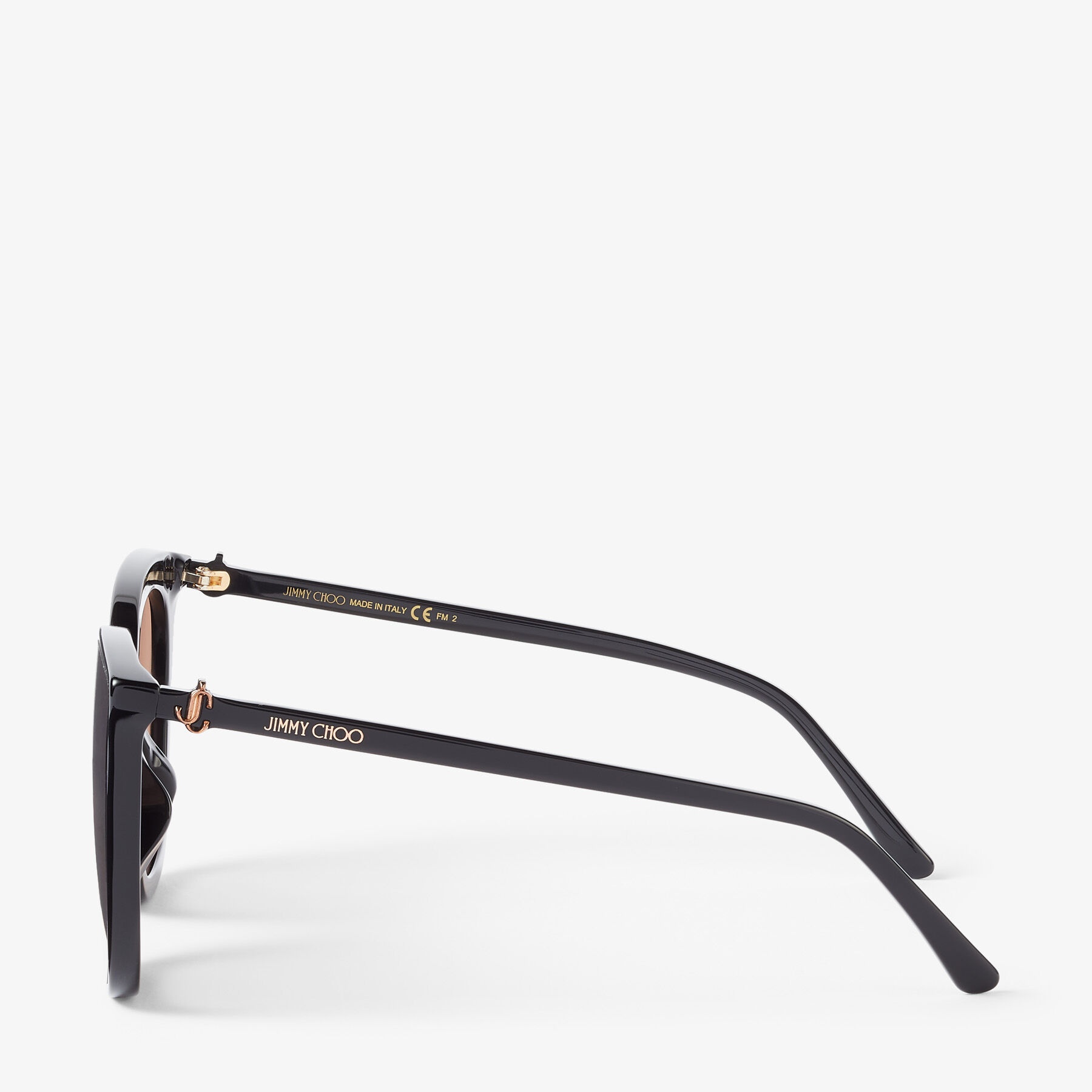 Nettal/F
Black Square-Frame Sunglasses with JC Monogram - 2
