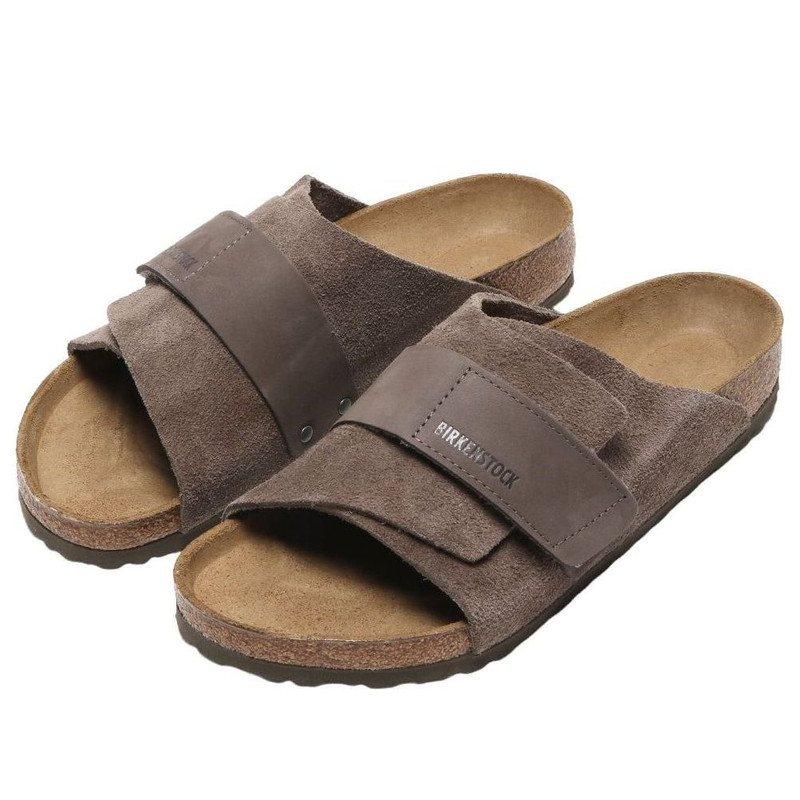 Birkenstock Kyoto Nubuck-Suede 'Concrete Gray' 1029137 4