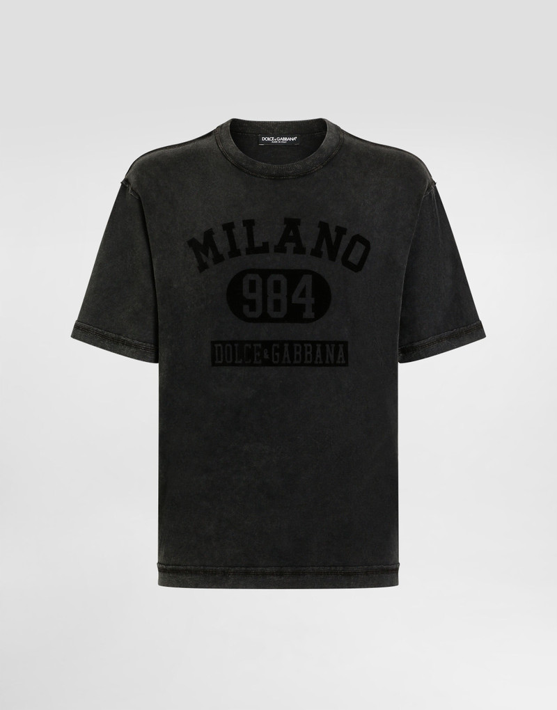 Cotton t-shirt with print 1
