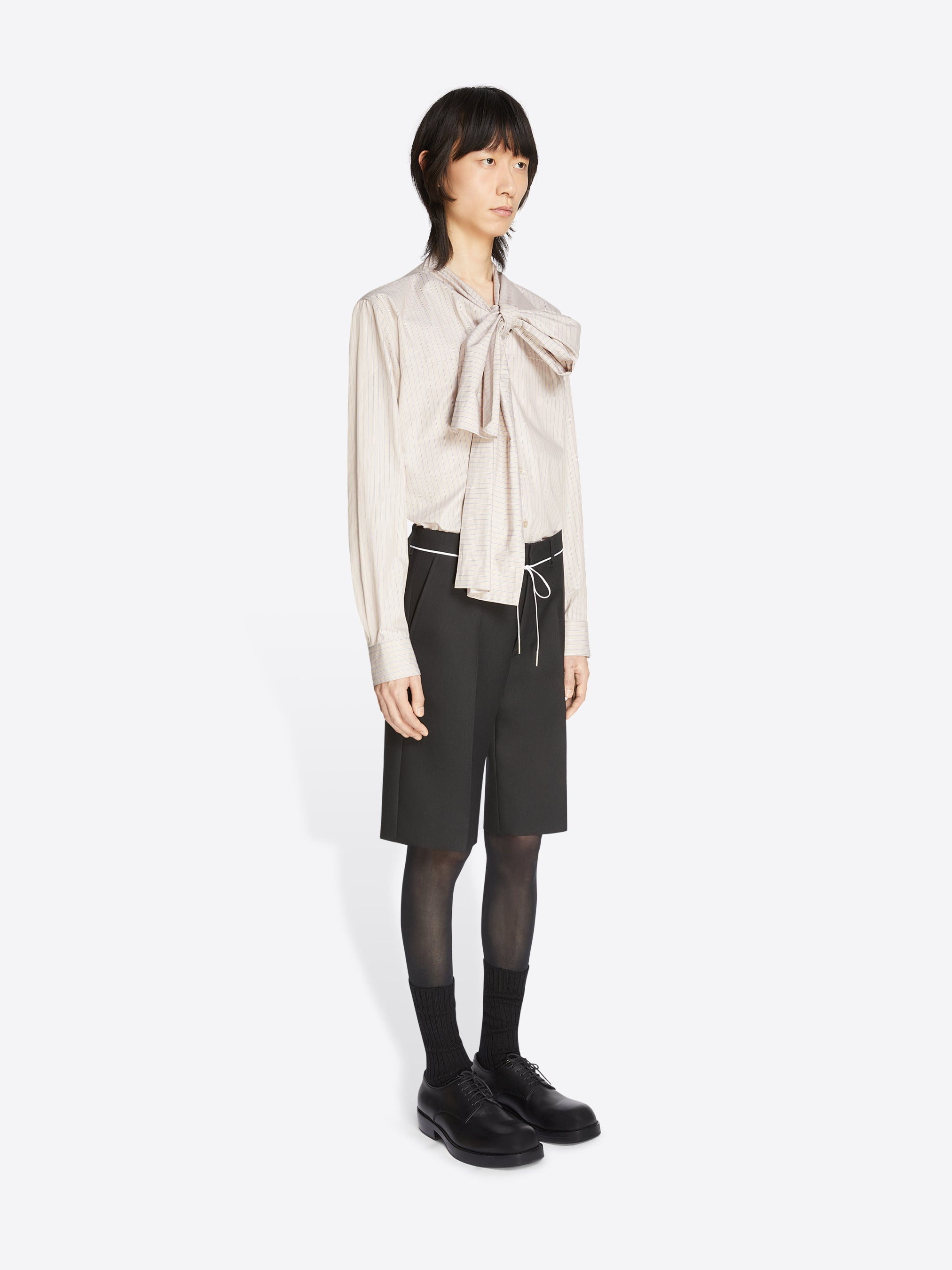 TAILORED WOOL SHORTS - 3