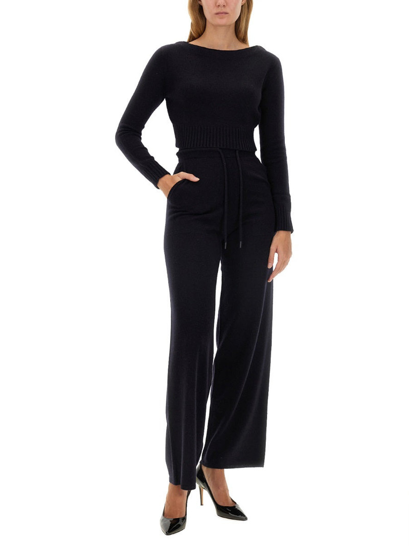 Max Mara MAX MARA Wool and Cashmere-blend Wide-leg Track Pants outlook