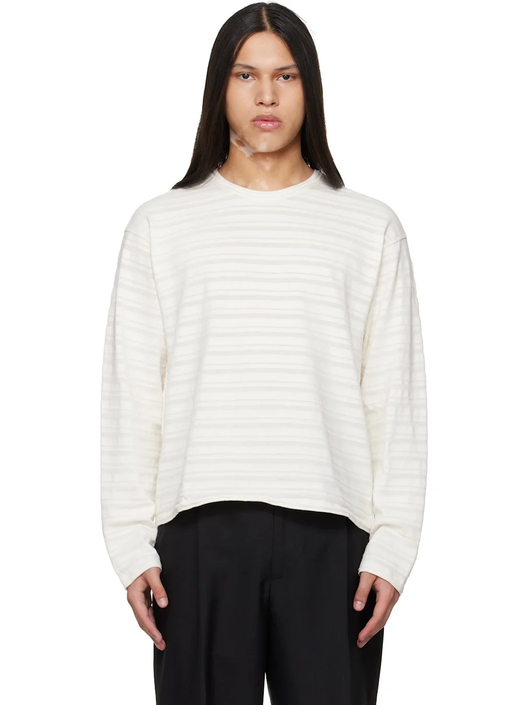 Off-White Round Neck Sweater - 1