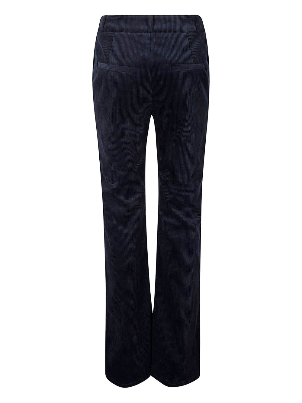 corduroy straight-leg trousers - 2