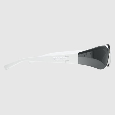 GUCCI Mask-shaped frame sunglasses outlook