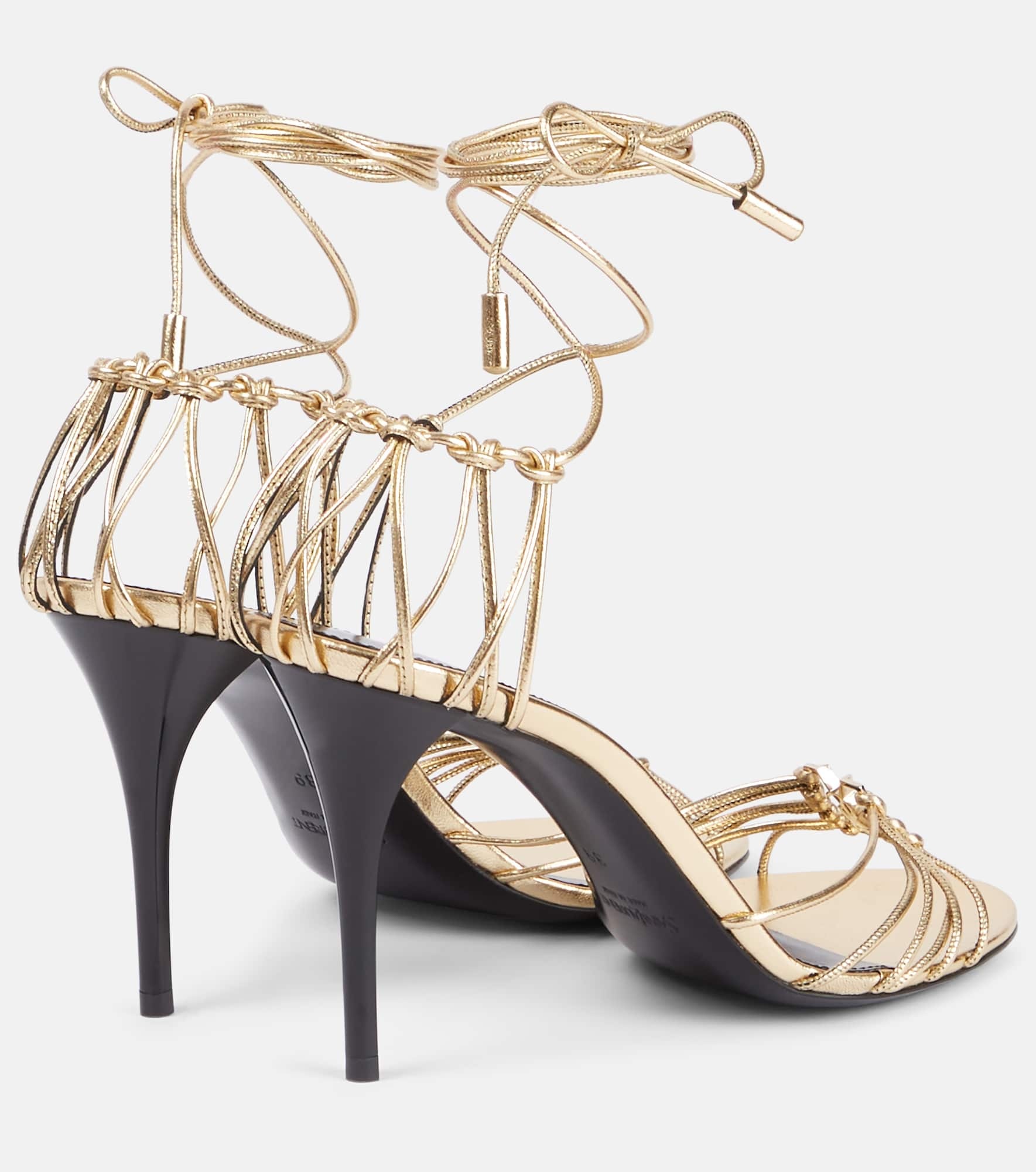 Babylone 90 leather sandals - 2