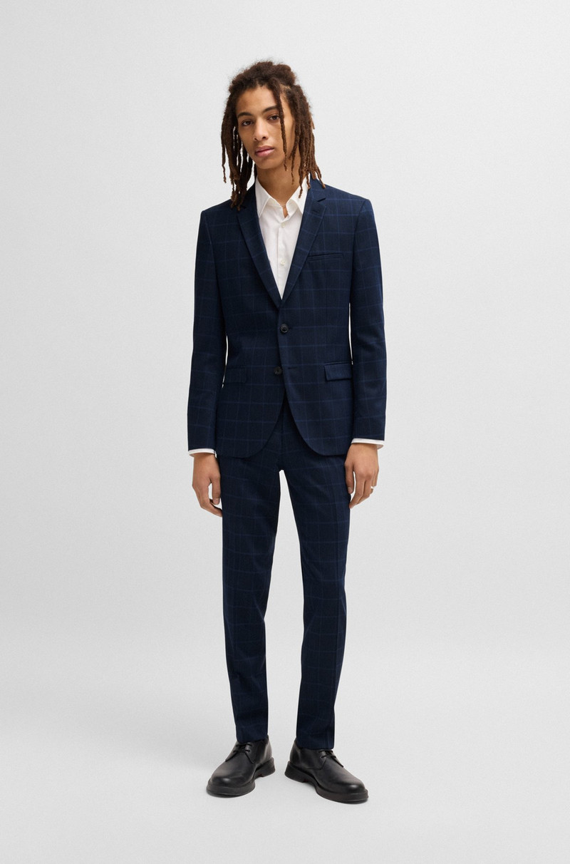 HUGO EXTRA-SLIM-FIT SUIT TROUSERS IN PERFORMANCE-STRETCH CLOTH outlook