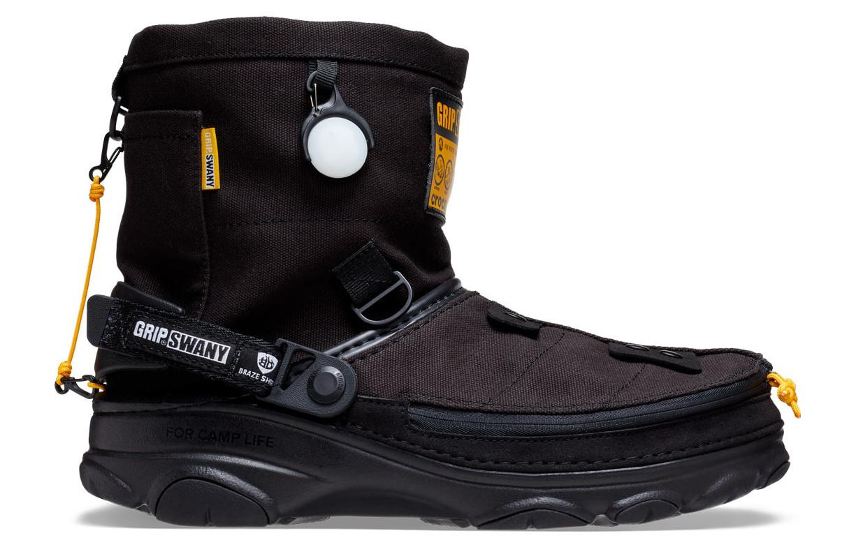 Crocs GRIP SWANY x atmos x All-Terrain Clog 'Black' 208017-001 - 3
