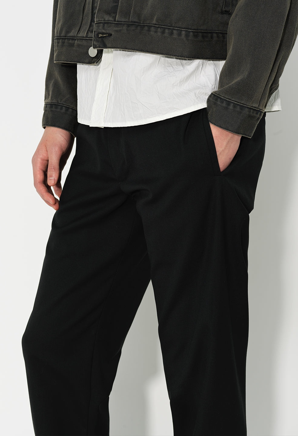 WOOL EASY TROUSER - 8