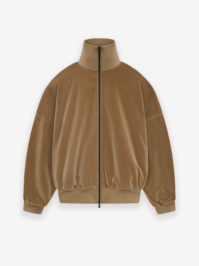 Cotton Velvet Track Jacket 1