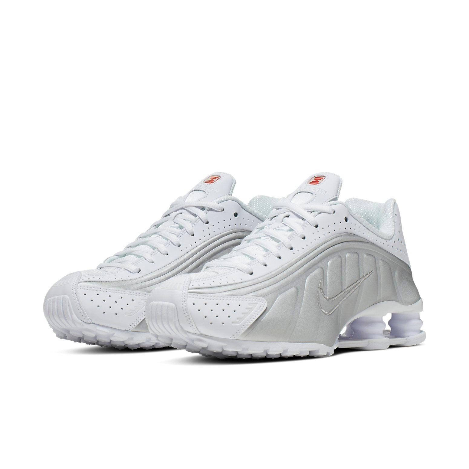 (WMNS) Nike Shox R4 'White Metallic' AR3565-101 - 3