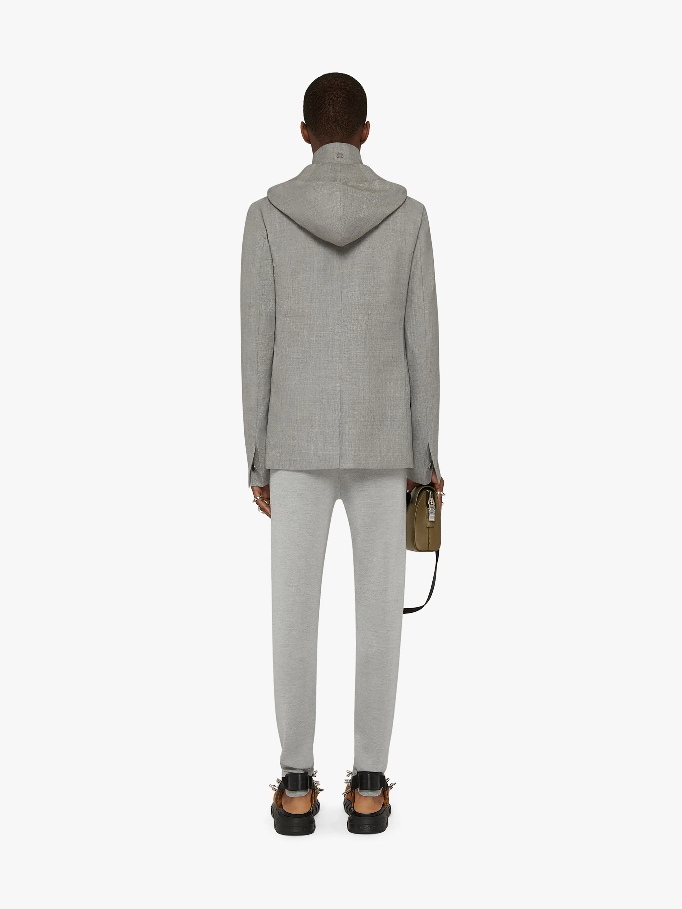 JACKET IN WOOL WITH REMOVABLE WAISTCOAT - 4