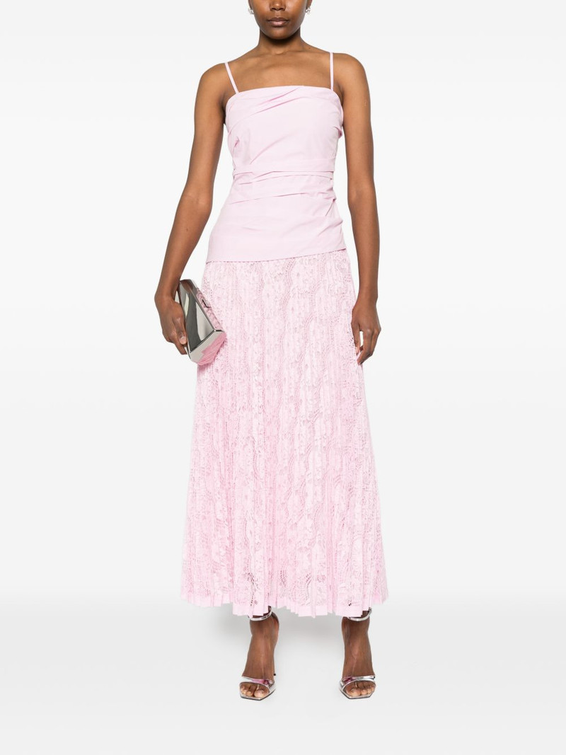 SIMKHAI Annalise lace midi dress outlook