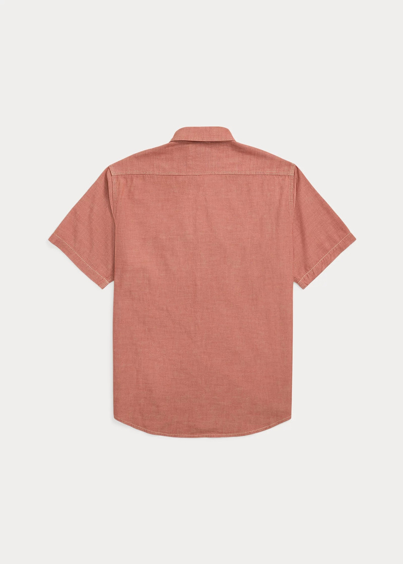RRL by Ralph Lauren Selvedge-Detailed Chambray Workshirt outlook