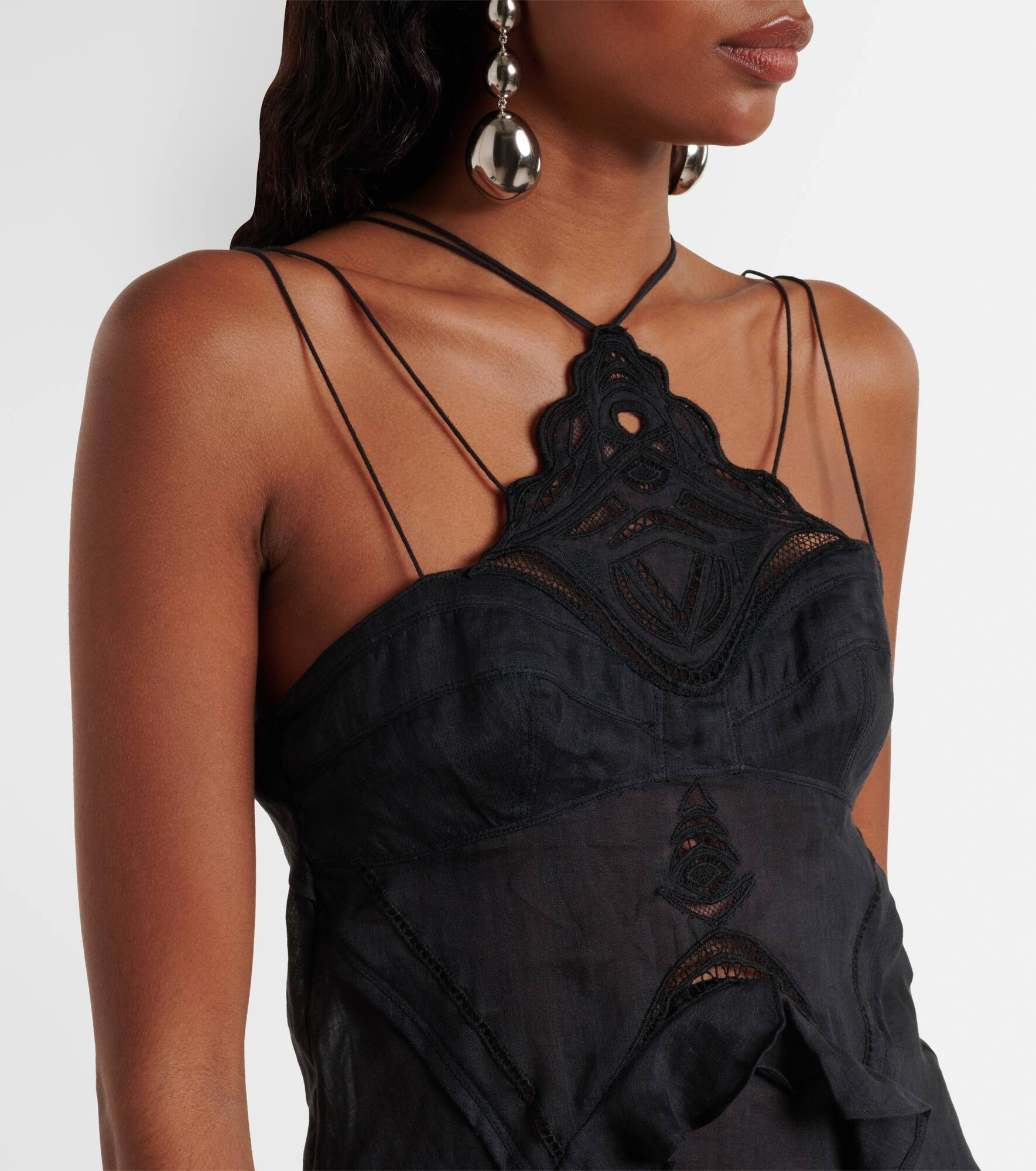 Leana broderie anglaise ramie camisole - 4