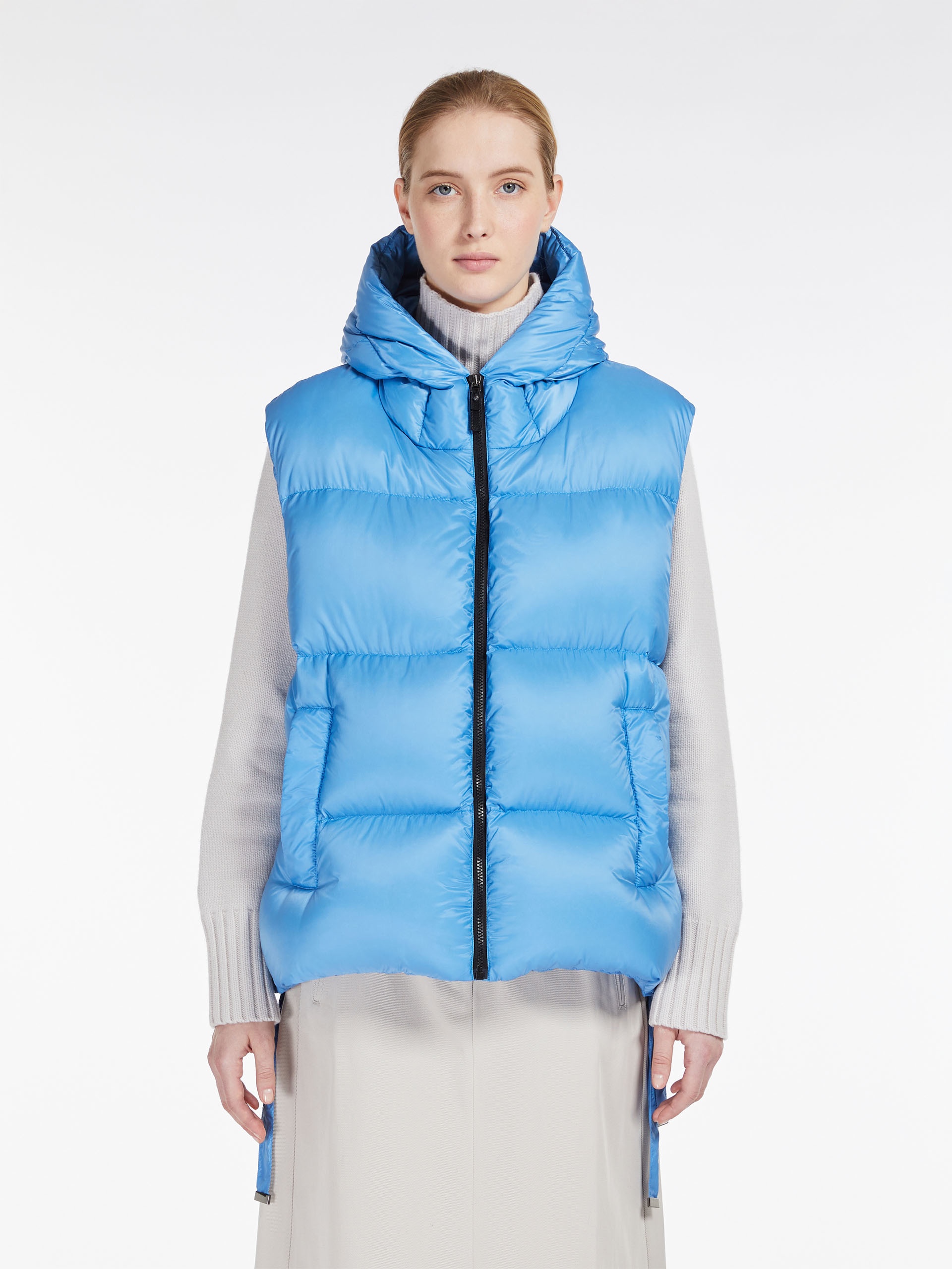 SEICI Sleeveless cape in water-repellent canvas - 3