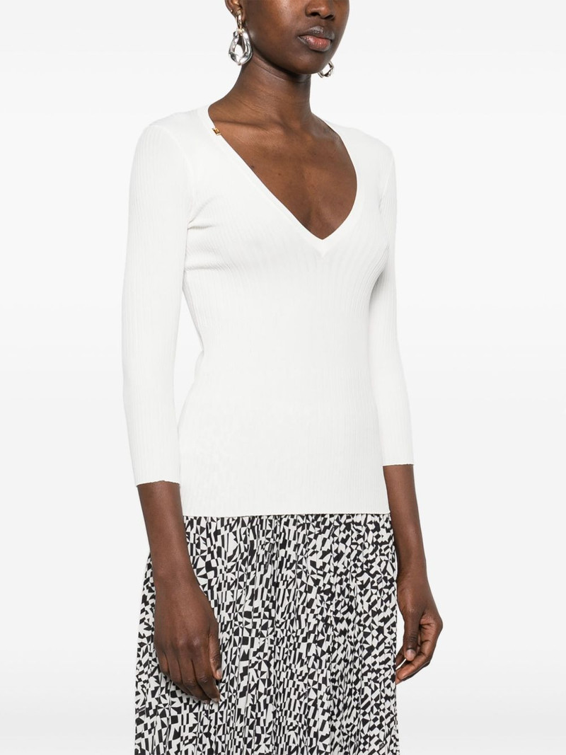V-neck ribbed top 3